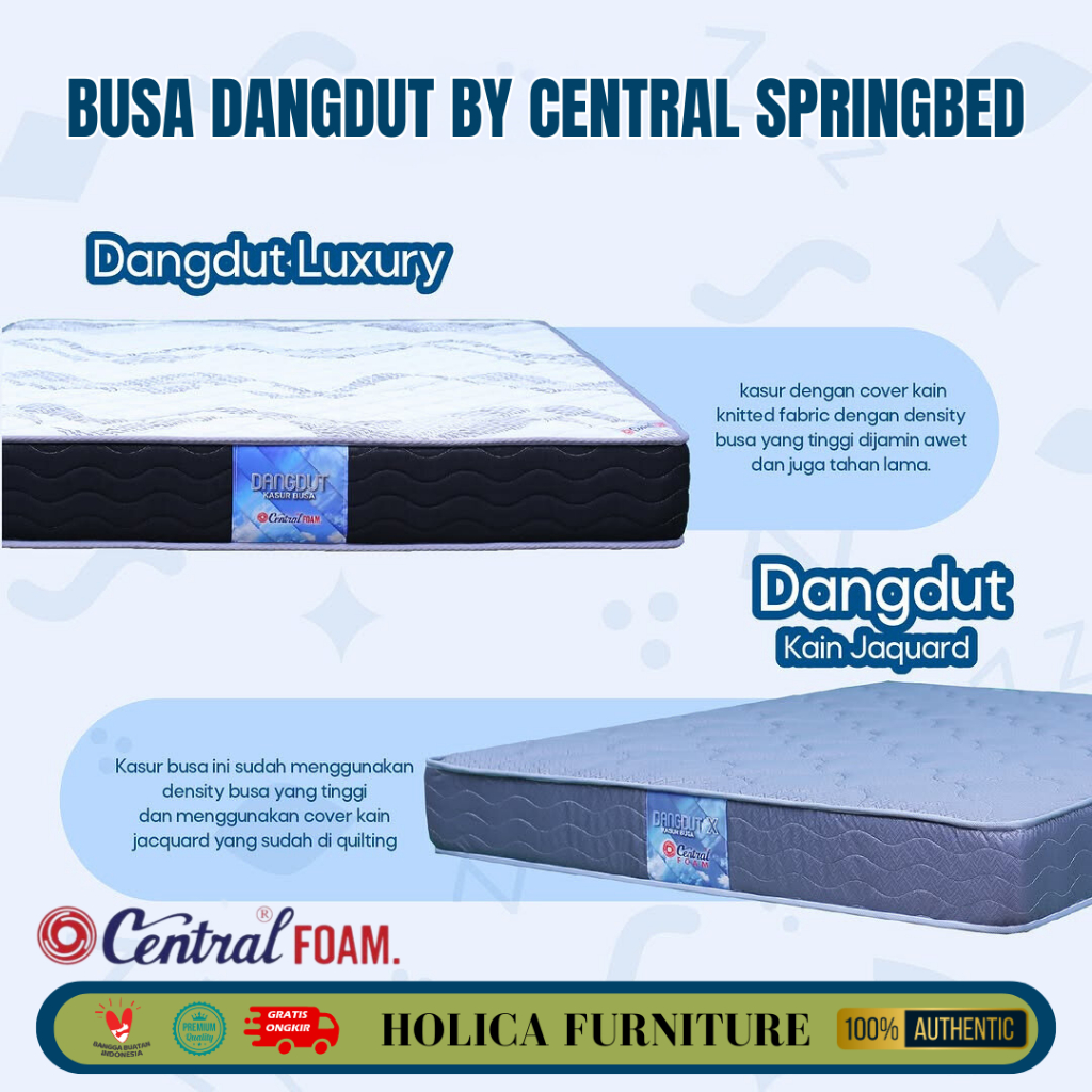 Kasur Busa Premium Central / Busa Dangdut Central / Busa Premium Dangdut
