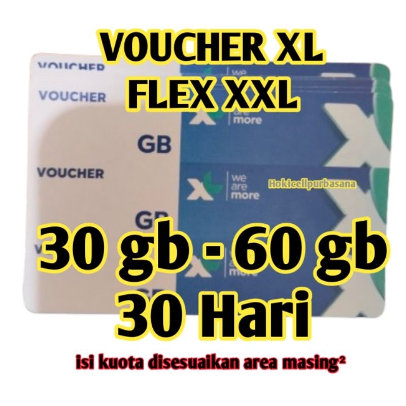 VOCER KUOTA INTERNET XL COMBO FLEX NASIONAL BULANAN