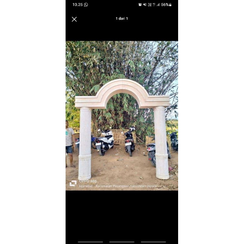 pergola pintu masuk derasi pelaminan