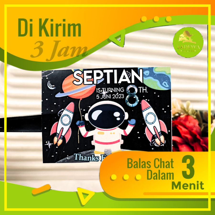 

Sticker Persegi Ulang Tahun Anak Stiker Ultah Free Design Template Birthday Label Sadewa Print