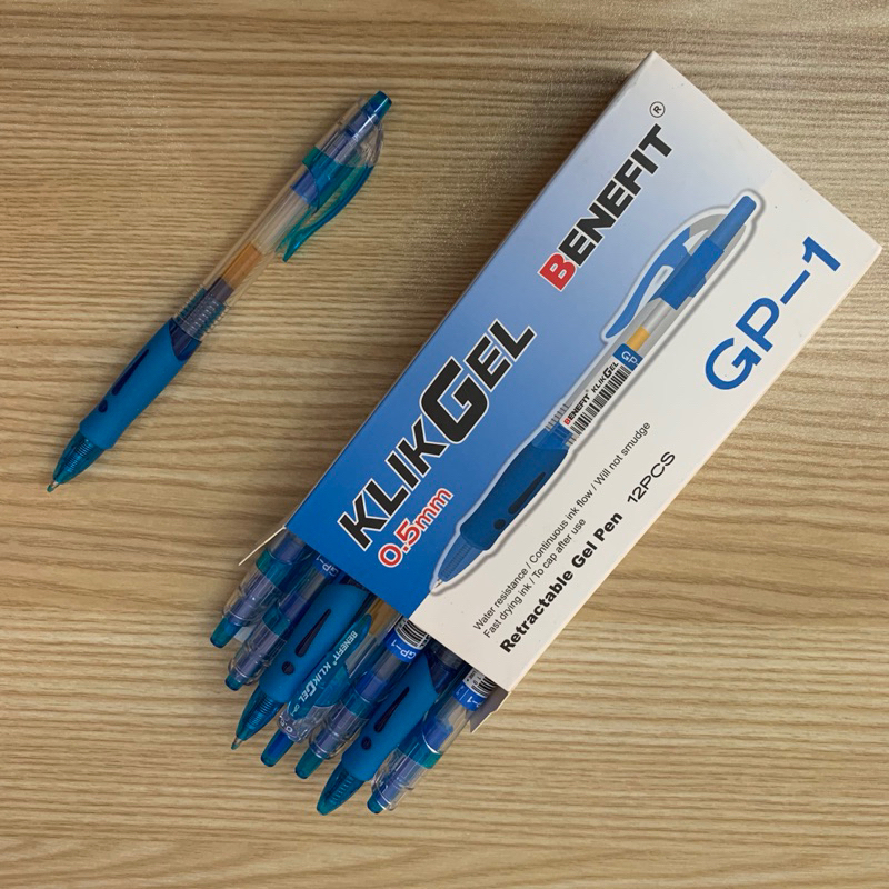 

Pulpen BENEFIT 0,5mm KLIK GEL GP-1 (12pc)