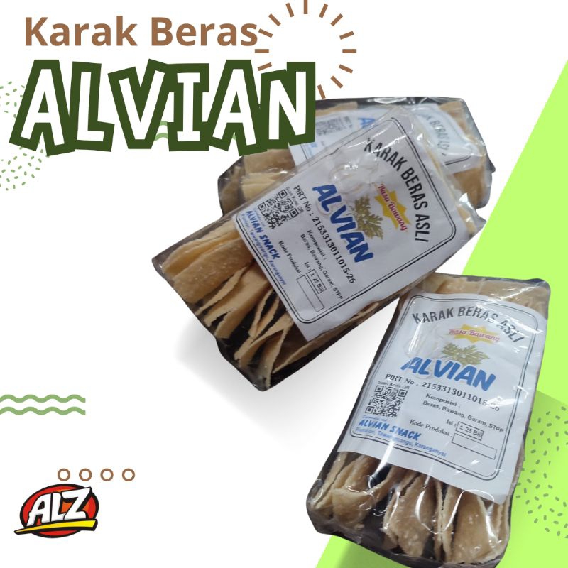 

Krupuk Karak kotak Rasa Bawang Eceran 100 gram