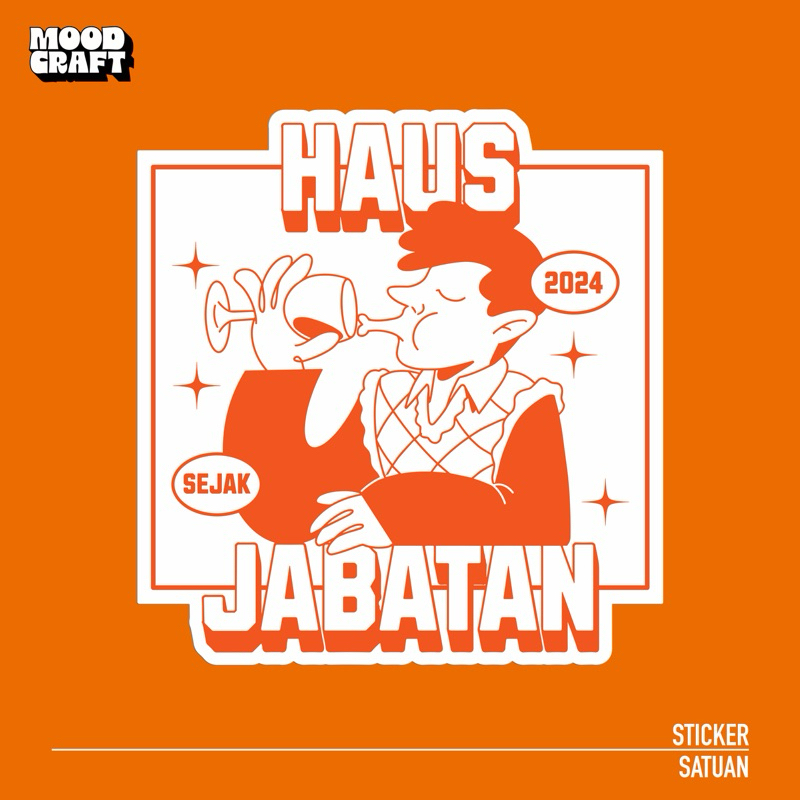 

Haus Jabatan - Vinyl Sticker | SS-031
