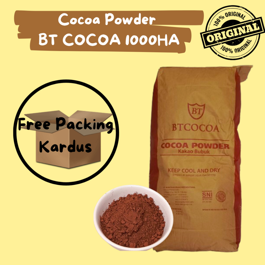 

BT Cocoa Powder BT 1000 HA Asli 100% 1 kg 500 gram 250 gram 100 gram