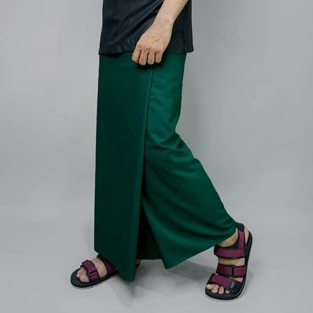 RKL Sarung Katun Polos Hijau