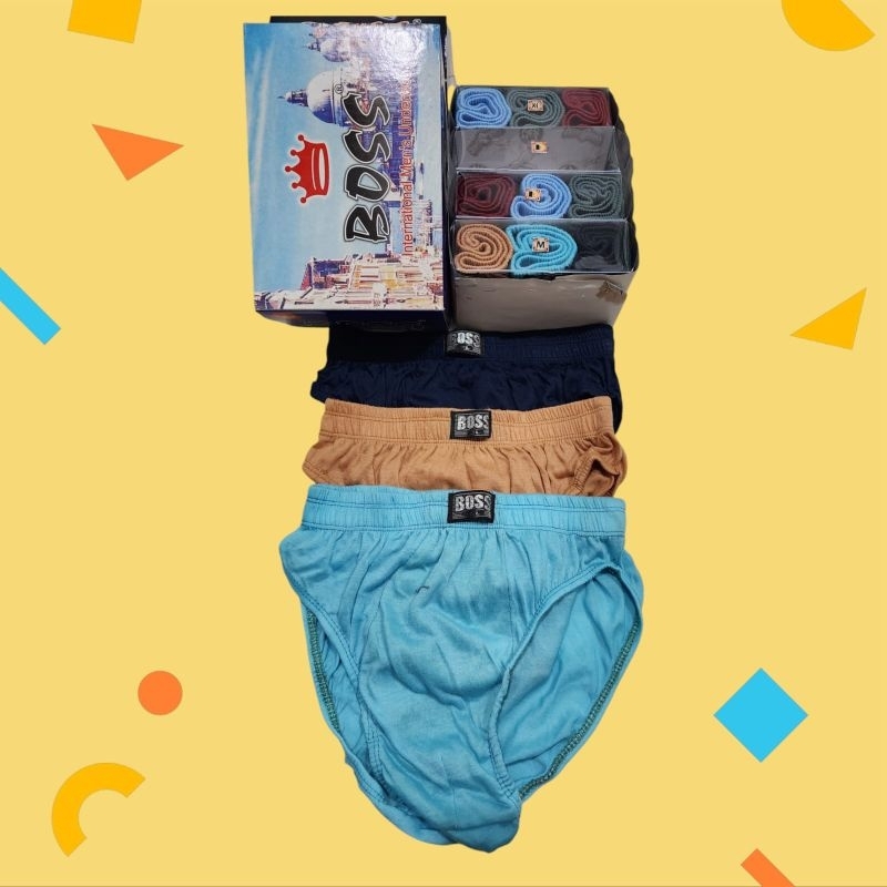 Celana Dalam Pria BOSS Type 905 (3 Pcs) M L XL