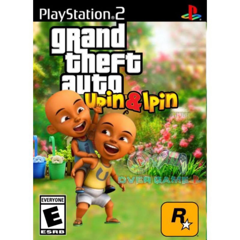 KASET PS2 GTA UPIN DAN IPIN PS 2