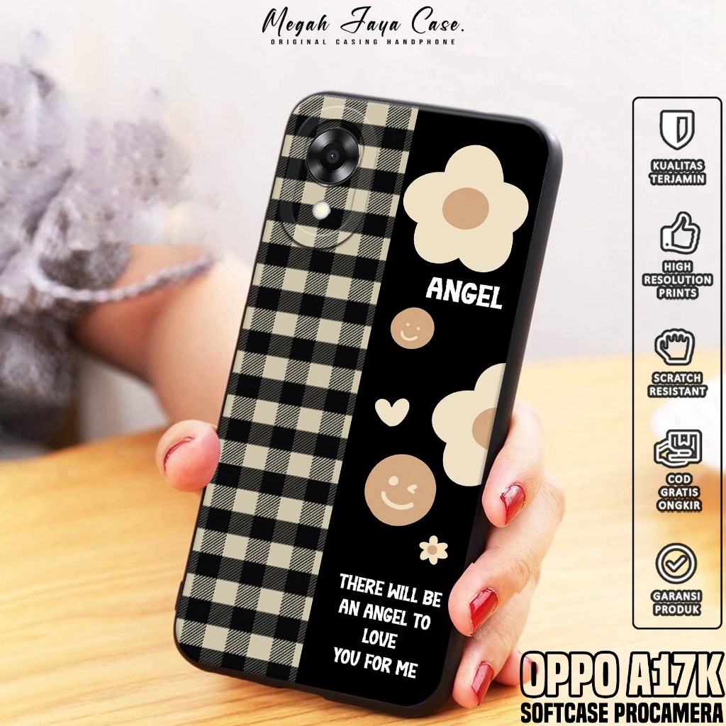 Case Oppo A17K - Softcase Hp Oppo A17K Motif BUNGA - Casing Hp Oppo A17K - Silicon Hp Oppo A17K - Pe