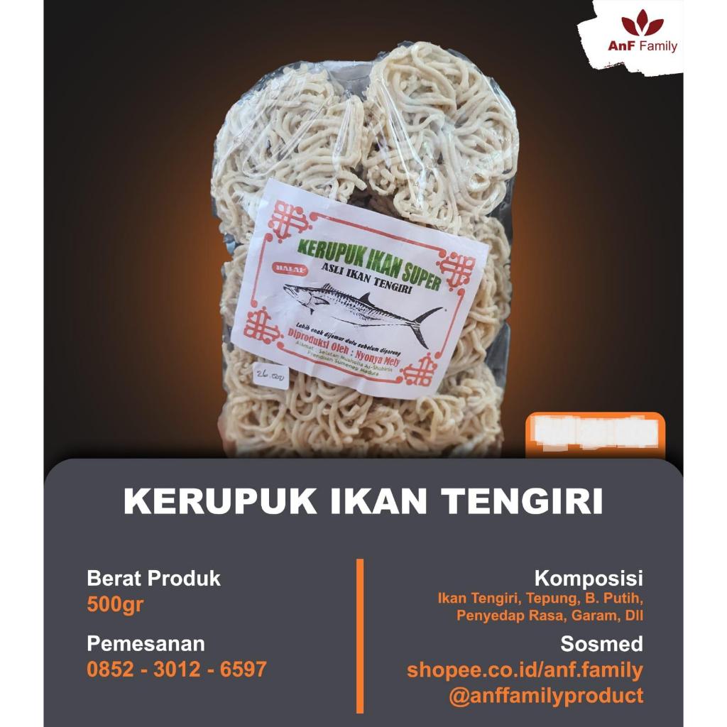 

Kerupuk Ikan Super Asli Ikan Tenggiri Madura