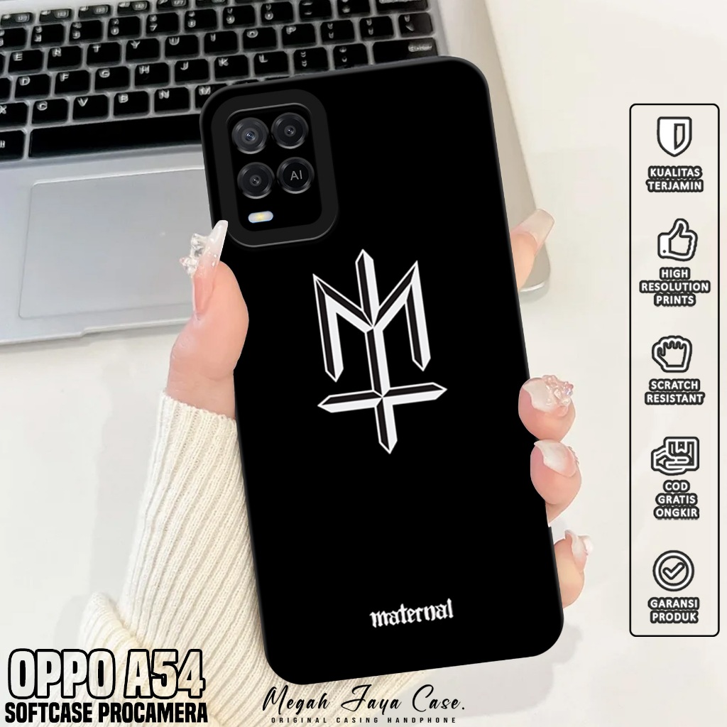 Softcase Hp Oppo A54 - Casing Oppo A54 Motif MTRNL - Silikon Hp Oppo A54 - Case Hp Oppo A54 - Pelind