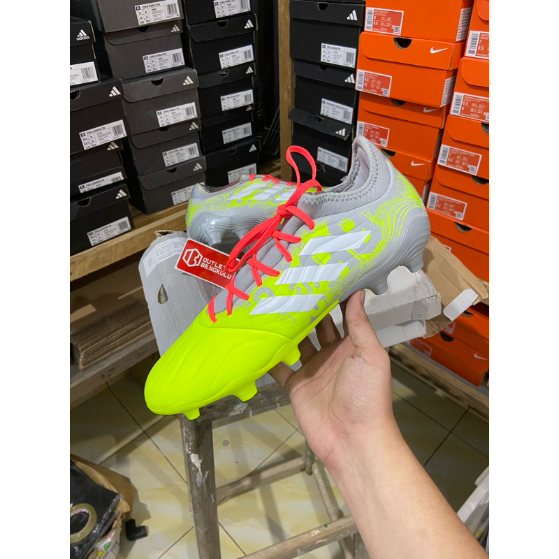 Sepatu Bola Adidas Copa Sense.3 FG - Grey Yellow Original BNIB