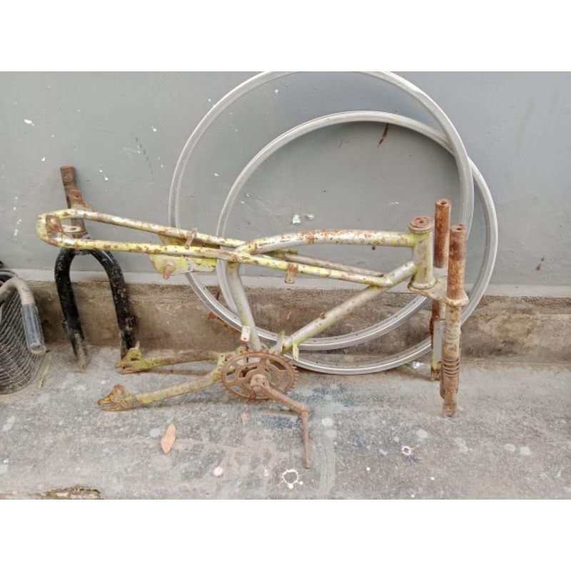 frame os bmx taiwan original oyama size 20 bmx jadul