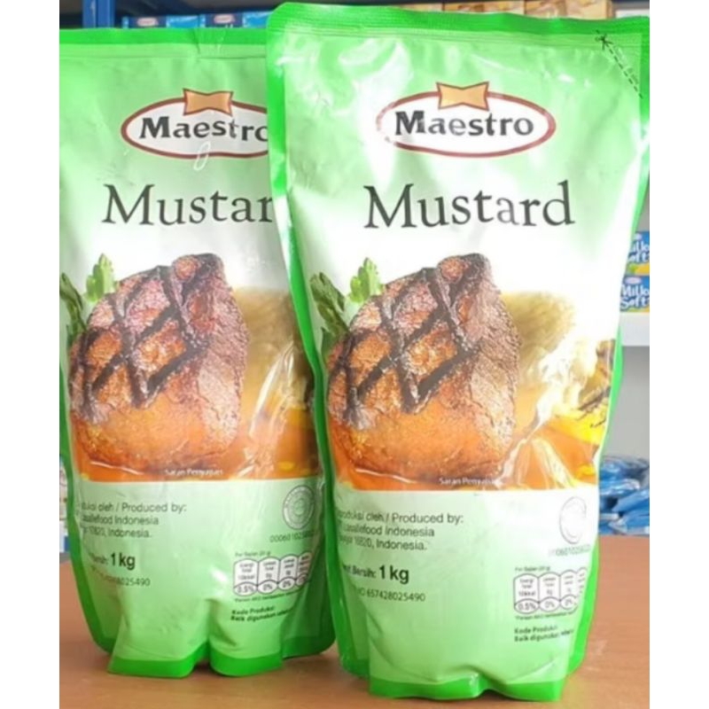 

Maestro Mustard 1Kg/ Saus Mustard Maestro 1Kg