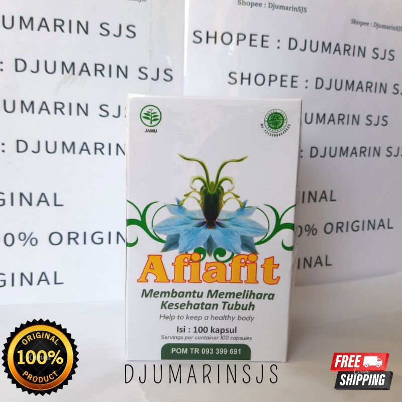 

Afiafit Kesehatan Tubuh Membantu Rempihara Isi: 100 kapsul