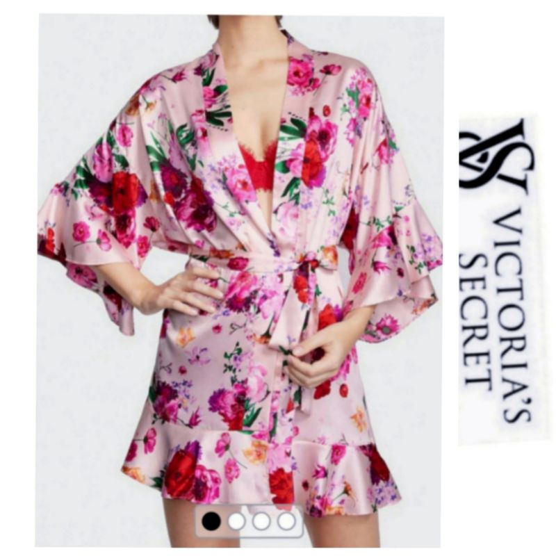 SALE NEW VICTORIA'S SECRET KIMONO SLEEPWEAR BAJU TIDUR VICTORIA SECRET VS