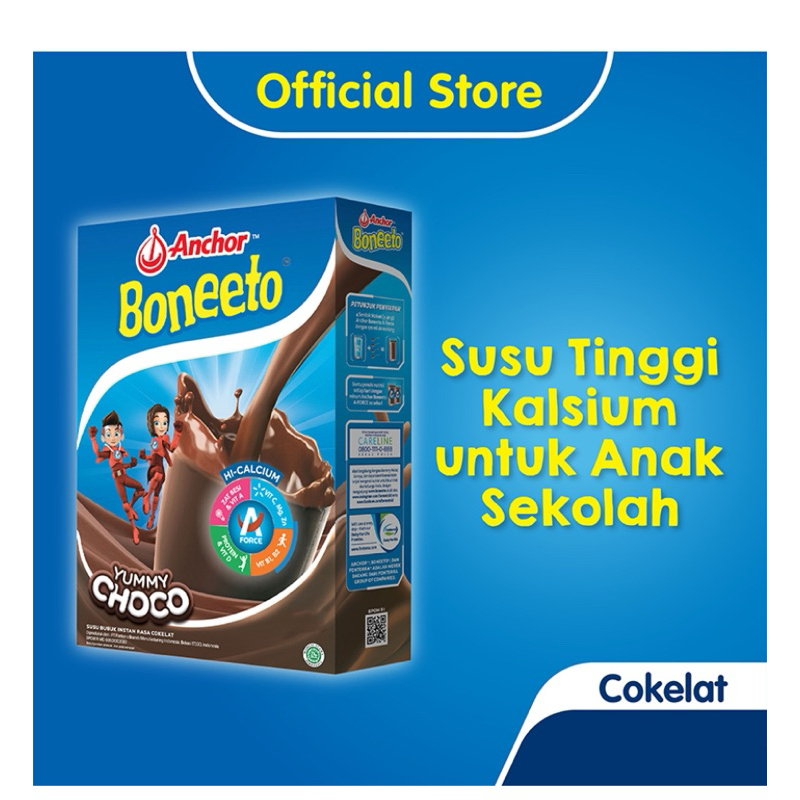 

Boneeto Susu Bubuk Instan Yummy Choco 320 g