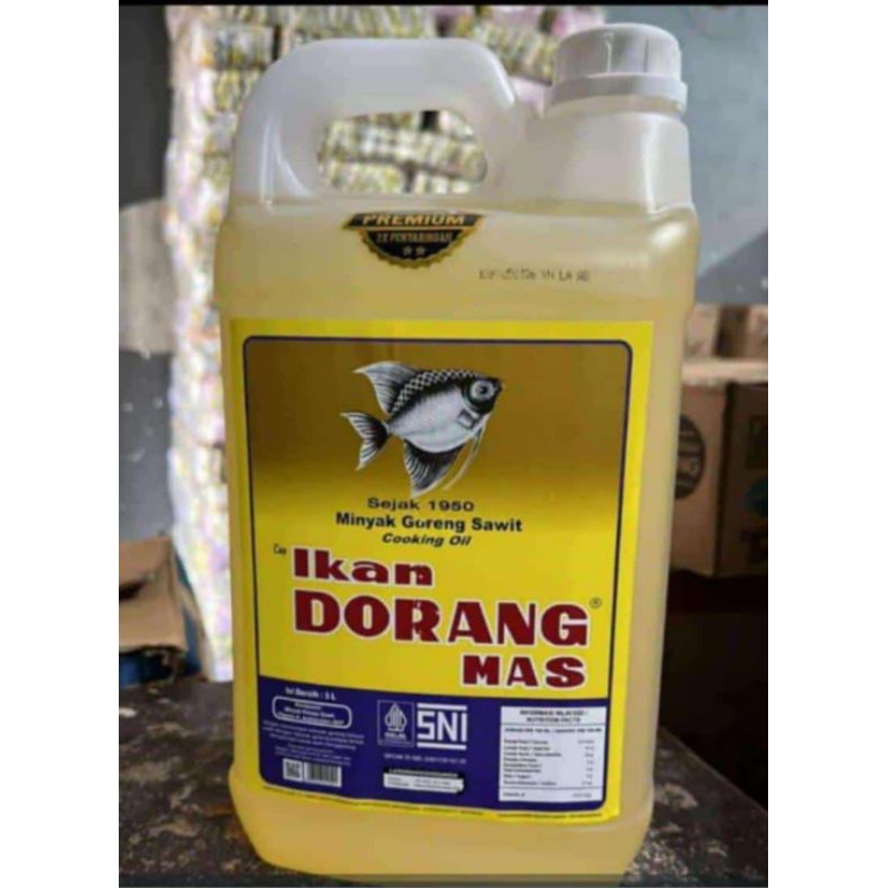 

minyak goreng ikan dorang mas 5ltr&1,9 ltr premium