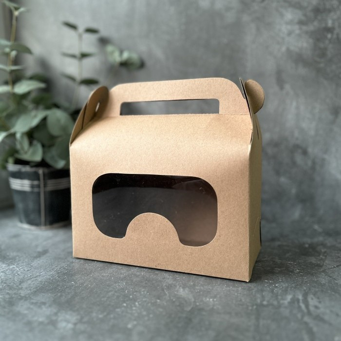 

10 Pcs Gable Box Hampers Kotak Kado Material Kraft 350gr Ukuran 20x10x12 cm