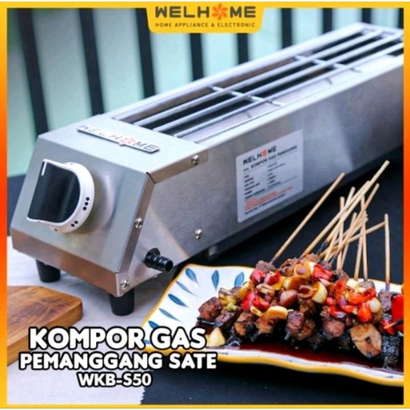 Kompor Gas Welhome Panggang Sate WKB-S50 / WKB-S65
