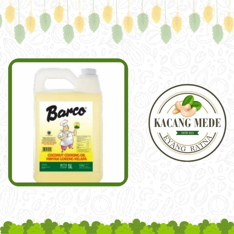 

RB22 Barco Minyak Kelapa 5L / Barco Minyak Goreng Kelapa 5L