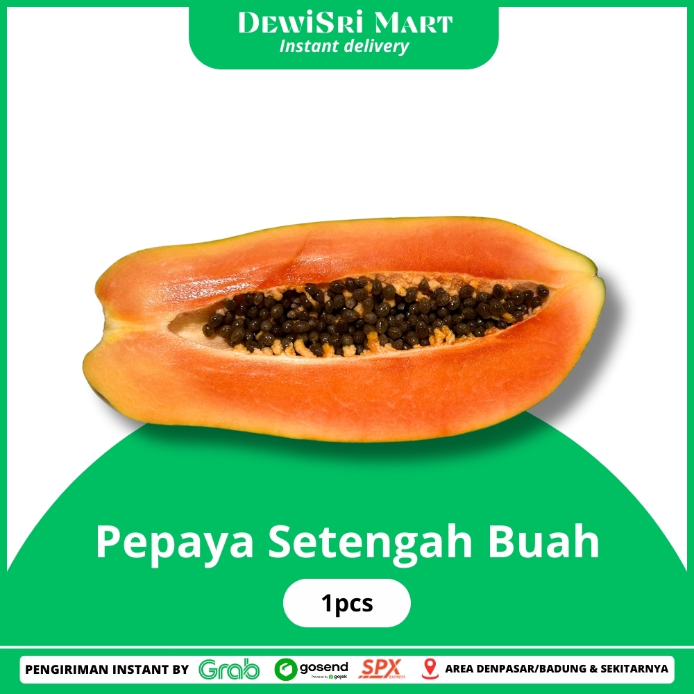 

Buah Pepaya Potong Setengah Buah - Dewi Sri Mart