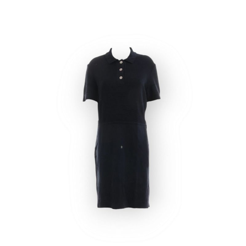 Salvatore Ferragamo Navy Mini Dress