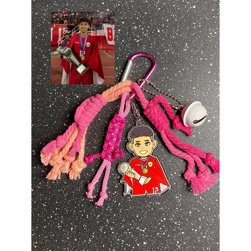 Keychain Chibi Timnas U20/ Keychain Chibi Timnas Indonesia/Gantungan Kunci Timnas Indonesia/Chibi Ch