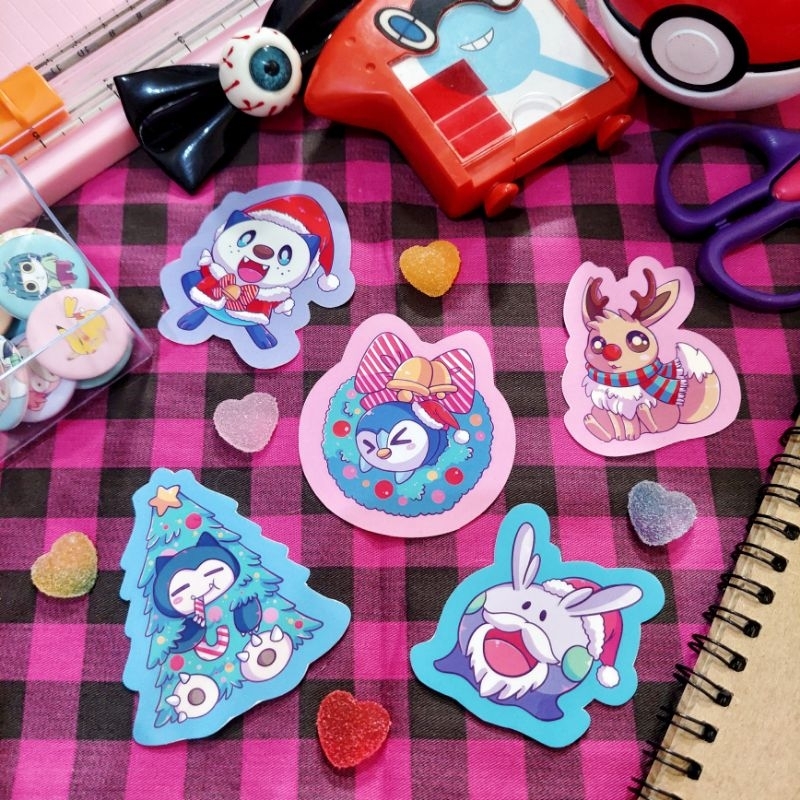 

Pokemon Christmas Sticker Set • Combo Candy