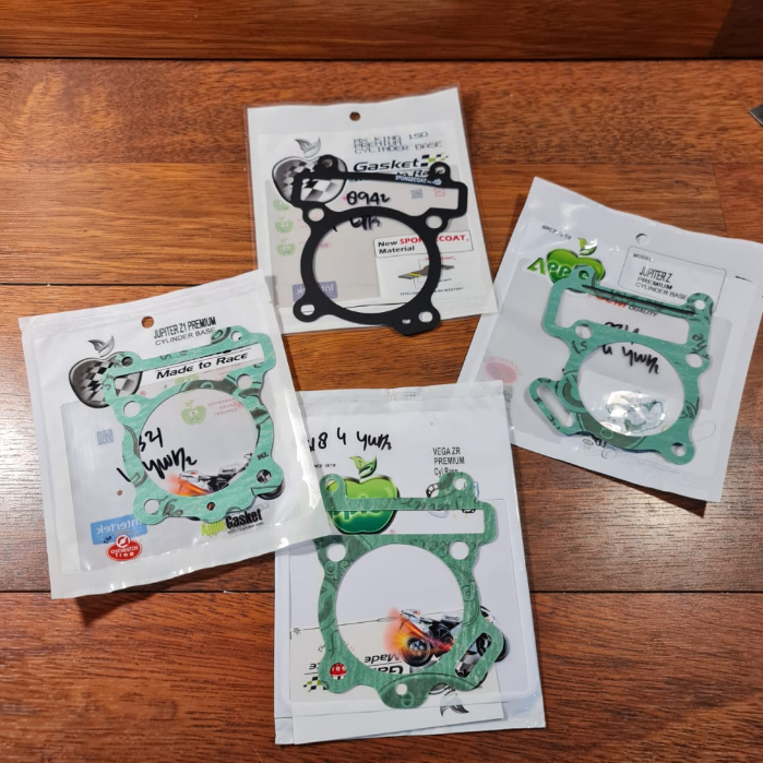 PAKING GASKET BLOK/CYLINDER BASE MOTOR BEBEK YAMAHA VEGA ZR/JUPITER Z/JUPITER Z1/JUPITER MX 135/MX K