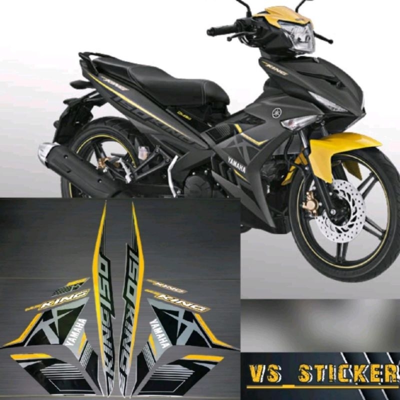 STRIPING LIST STANDART MOTOR MX KING 2017 2018 MERAH HITAM KUNING BIRU