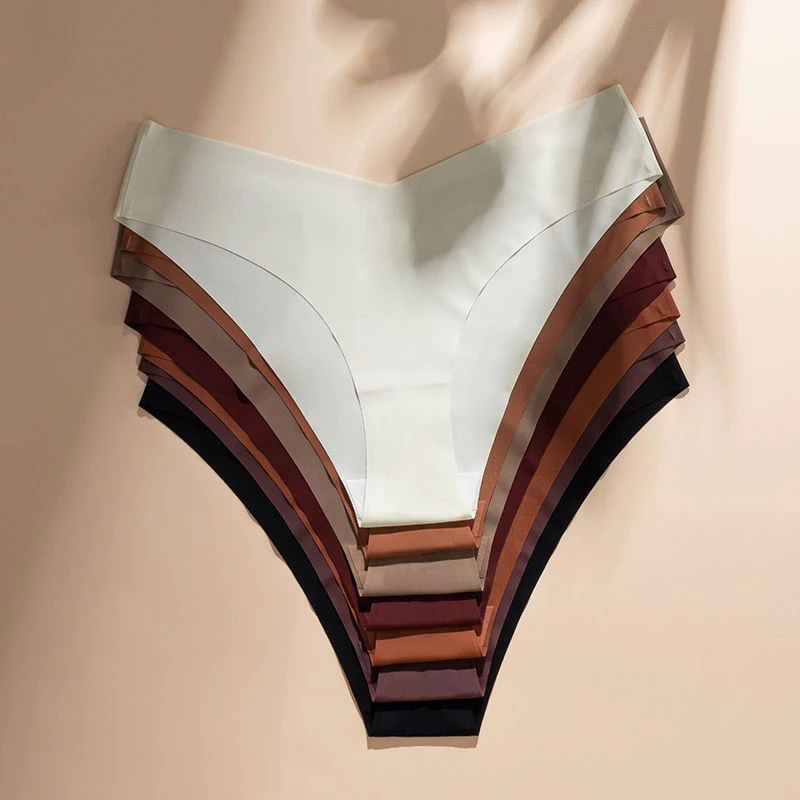 new feminin celana dalam seamless v shape underware sexy cd tipis panties anti jimplak tipe thong