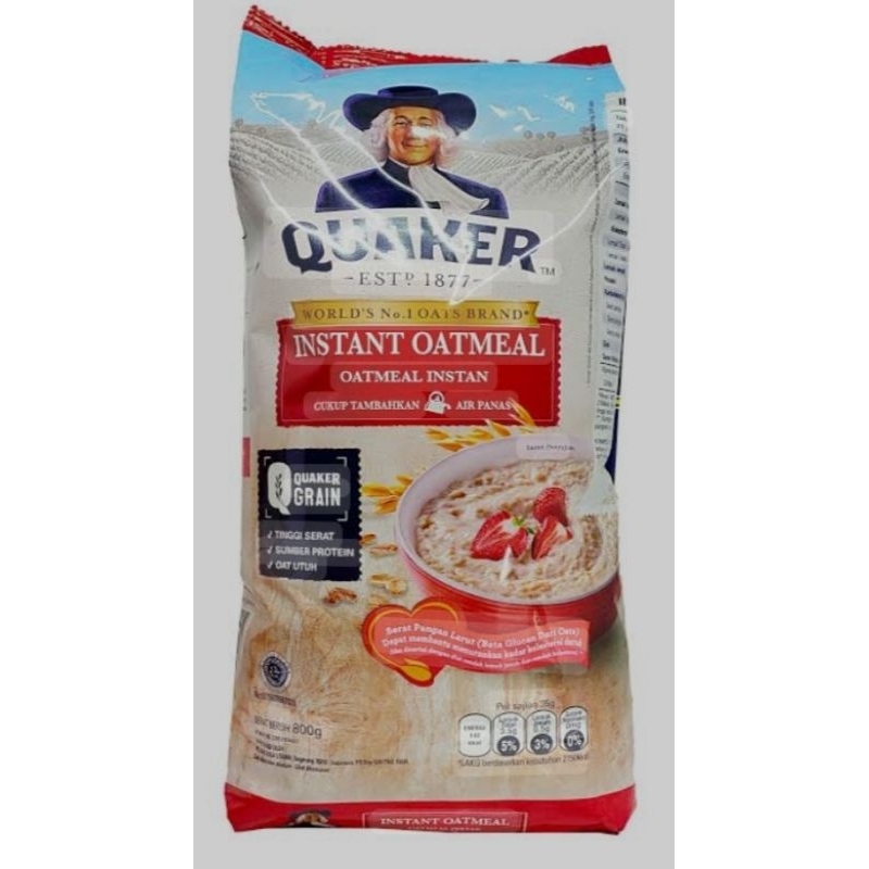 

Quaker Instant Oatmeal instant Tambahakan Cukur Tembakar