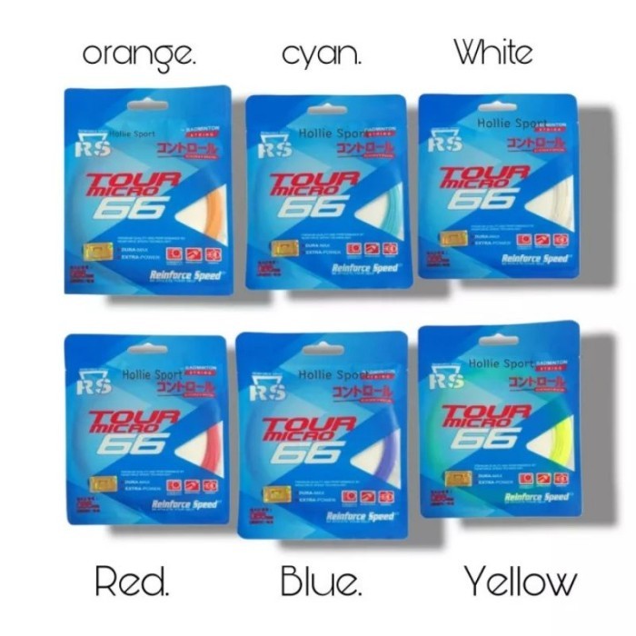 SENAR RS TOUR MICRO 66 | SENAR RAKET BADMINTON | SENAR RAKET BULU TANGKIS