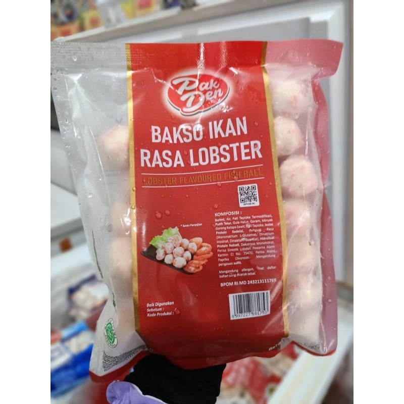 

bakso ikan lobster pakden 500gr