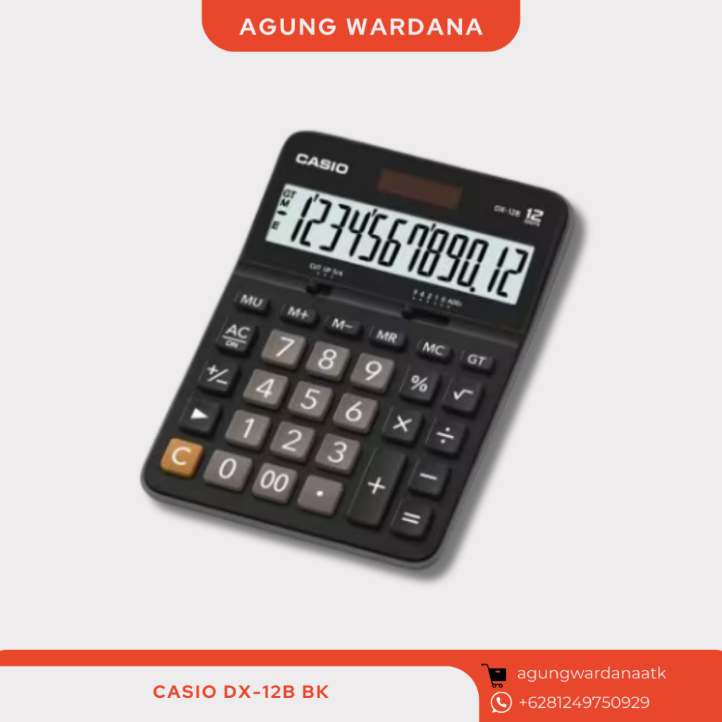 

CASIO DX-12B BK