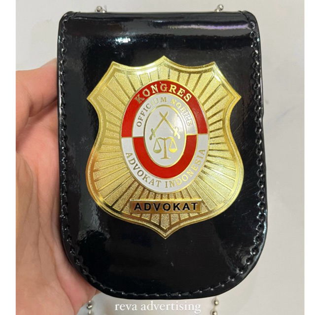 kalung dompet KTA KONGRES ADVOKAT INDONESIA glossy & doff KAI