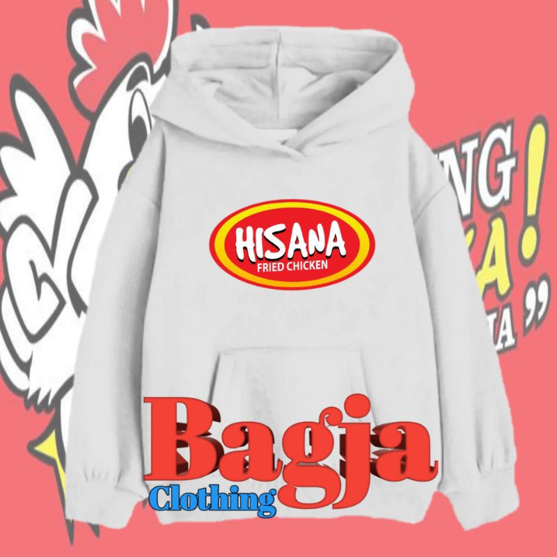 Hoodie sweater anak Logo Hisana fried chicken