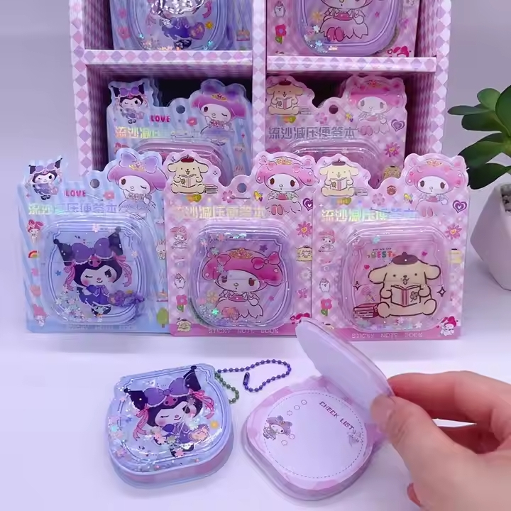 

C-MALL Notes Water Gliter Notes A5 mini sanrio / notes air gantung sanrio Notes sticker XM19 1 pcs