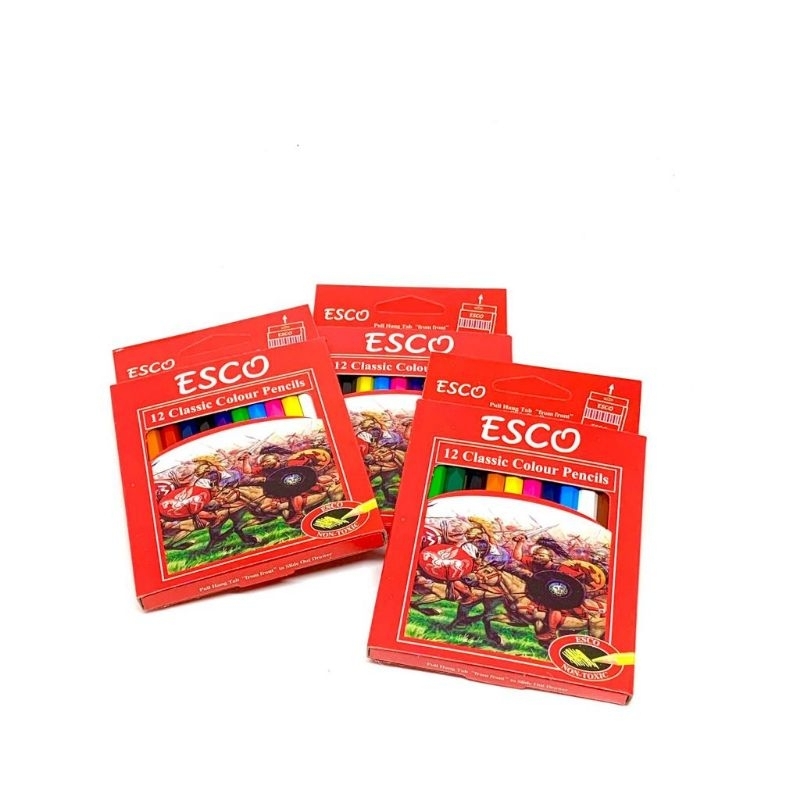 

Pensil 12 Warna Esco | Hikmat ATK