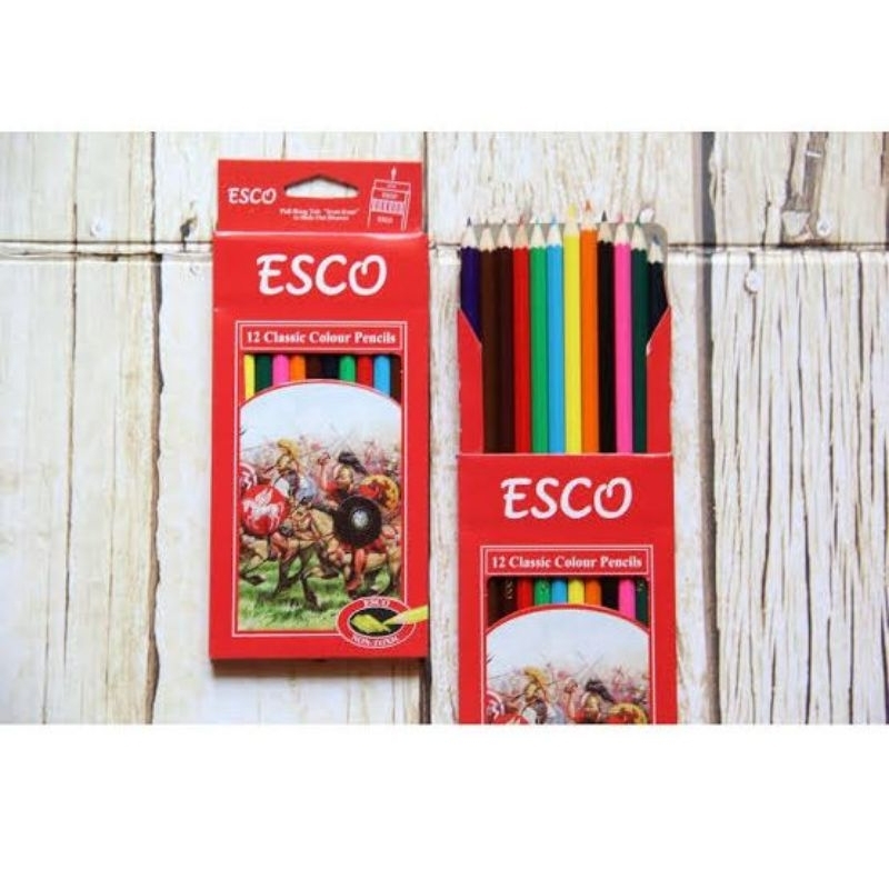 

Pensil 12 Warna Esco Panjang, Pendek | Hikmat ATK