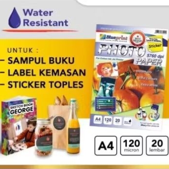 

Kertas Stiker A4 Blueprint Sticker Glossy