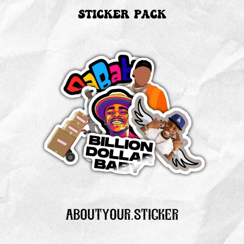 

STICKER PACK DABABY Isi 6pcs