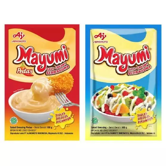 

MAYUMI Mayonaise Saus Mayo dan Saus Mayo Pedas 100 gr