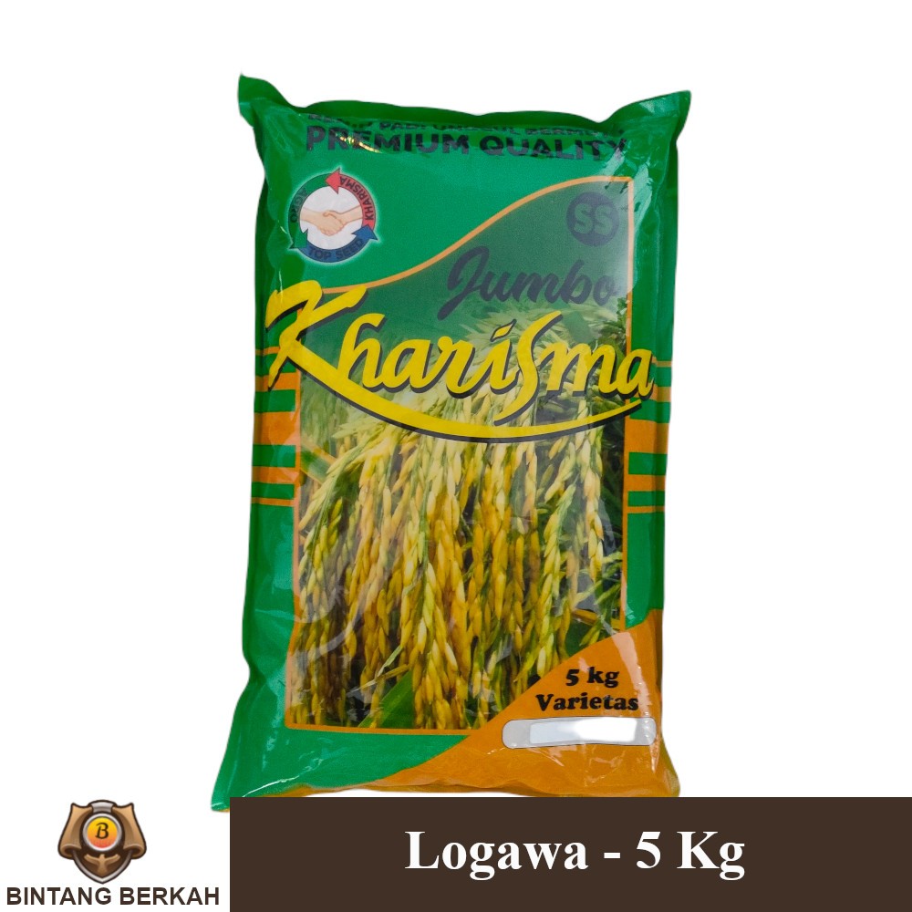 Benih Padi Premium Logawa 5 Kg Pertanian
