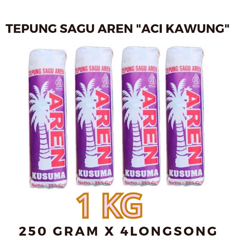 

Tepung Sagu Aren Aci Kawung Merk Kusuma - Tepung Bakso - 1KG Longsong