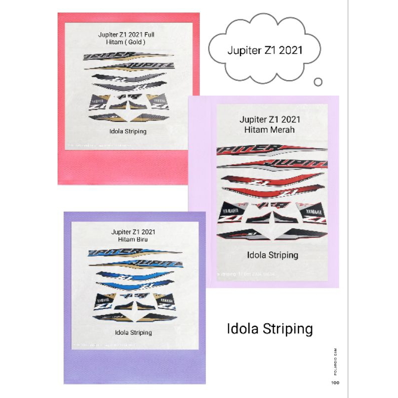 Striping Jupiter Z1 2021 / 2022 / 2023