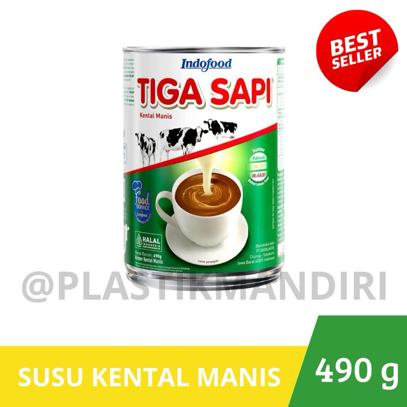 

Tiga Sapi Susu Kental Manis 490g