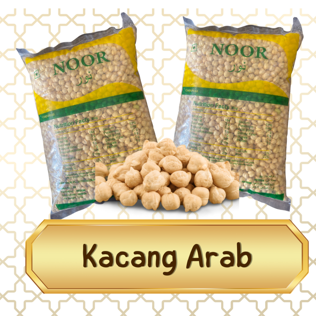 

KACANG ARAB 1KG I CHICKPEAS GURIH DAN RENYAH KAYA VITAMIN NUTRISI I KACANG ARAB 1KG