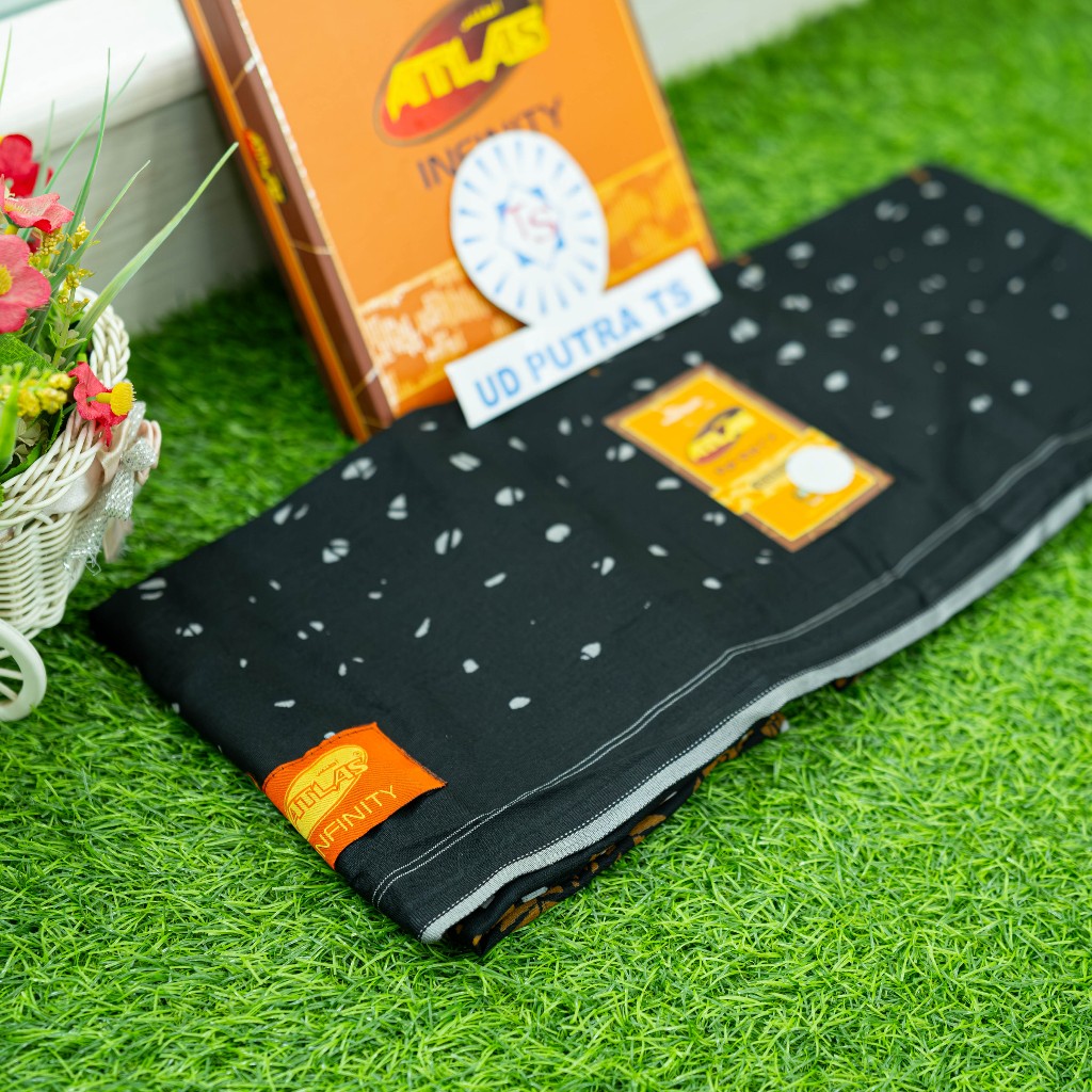 Sarung Atlas Infinity Dewasa Kembang / Batik - UD Putra TS Grosir