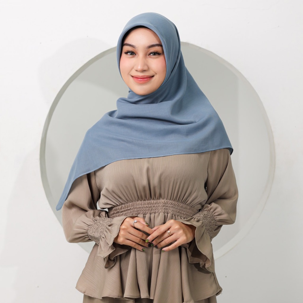 Basic Voal Umama Scarf Kerudung Polos Jilbab Segi Empat Hijab Daily (Seri Warna)